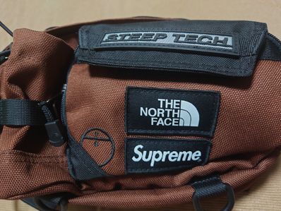 Supreme x The North Face Steep Tech Waist Bag "Brown" NM82291I / NF0A82YW
