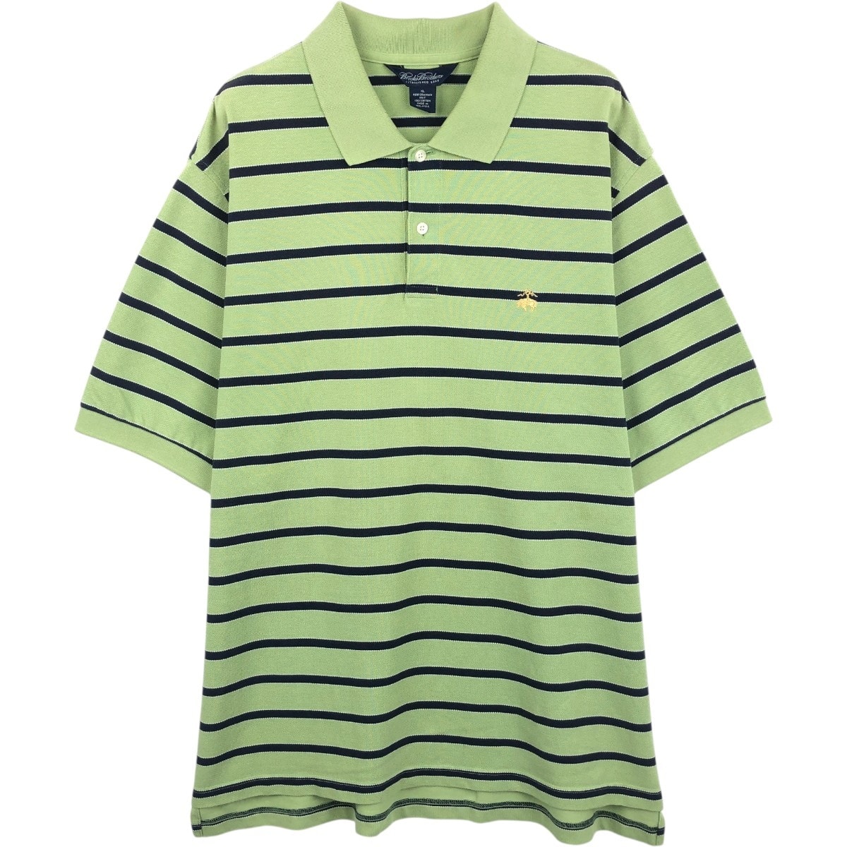 古着 ブルックスブラザーズ Brooks Brothers 半袖 ボーダー ポロシャツ メンズXL相当/eaa623004