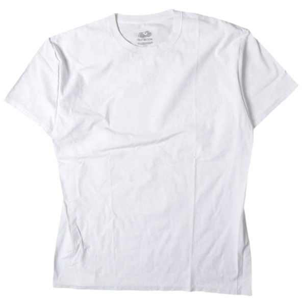 UNUSED x FRUIT OF THE LOOM アンユーズド フルーツオブザルーム 別注 インサイドアウト クルーネックTシャツ US2025 3 WHITE 半袖 トップス g27658
