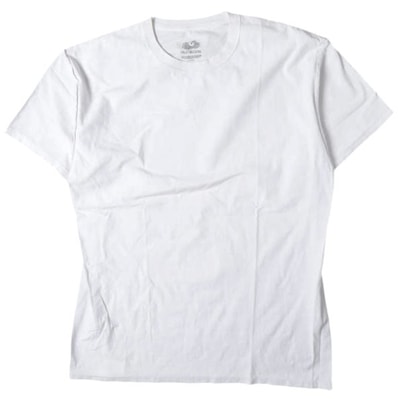UNUSED x FRUIT OF THE LOOM アンユーズド フルーツオブザルーム 別注 インサイドアウト クルーネックTシャツ US2025 3 WHITE 半袖 トップス g27658