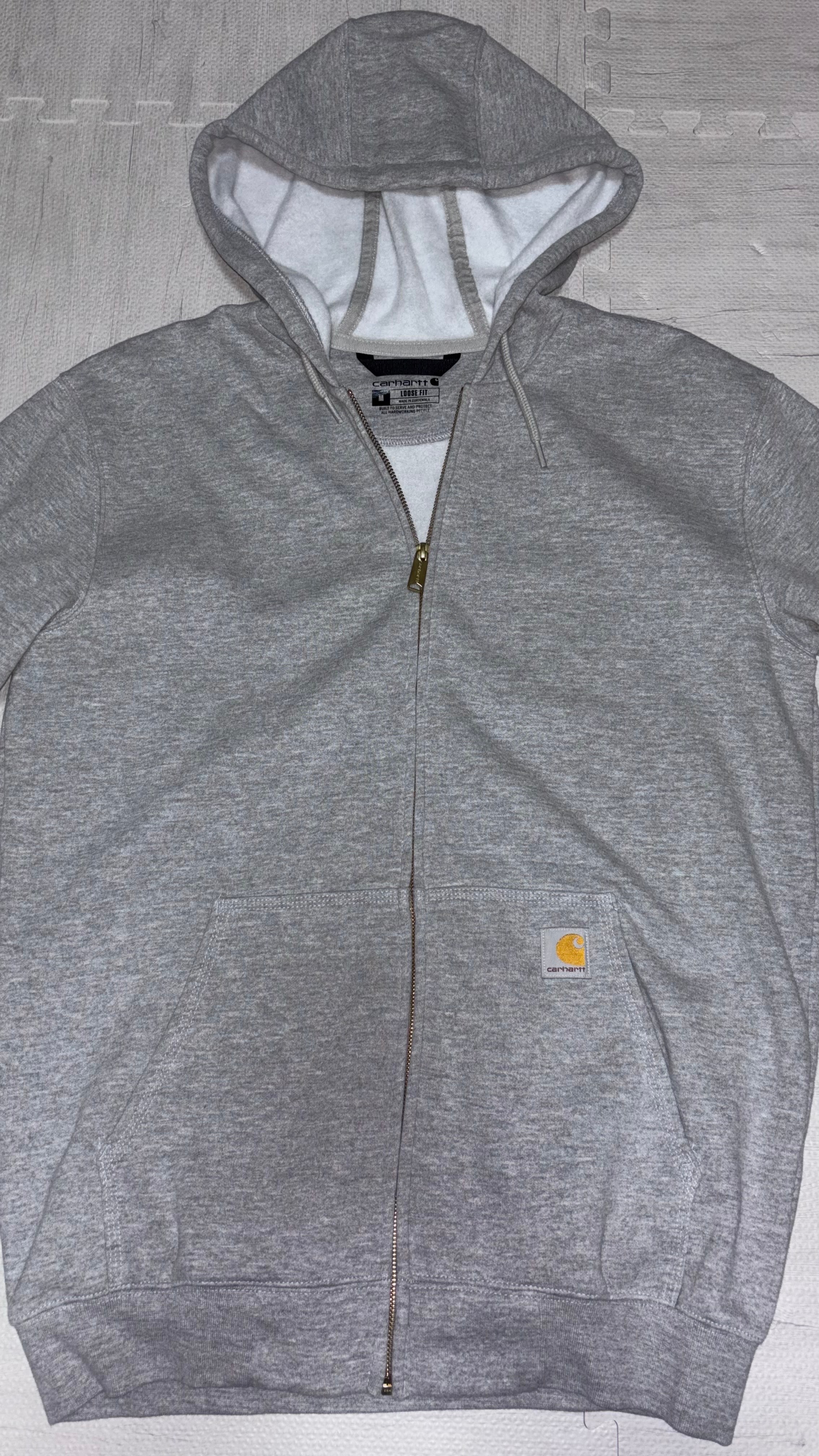 Carhartt Loose Fit Midweight Full-Zip Sweatshirt "Heather Grey"