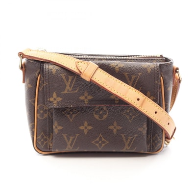 ルイ・ヴィトン LOUIS VUITTON ヴィバシテPM ショルダーバッグ バッグ PVCコーティングキャンバス レザー モノグラム レディース ブラウン系 M51165 【中古】