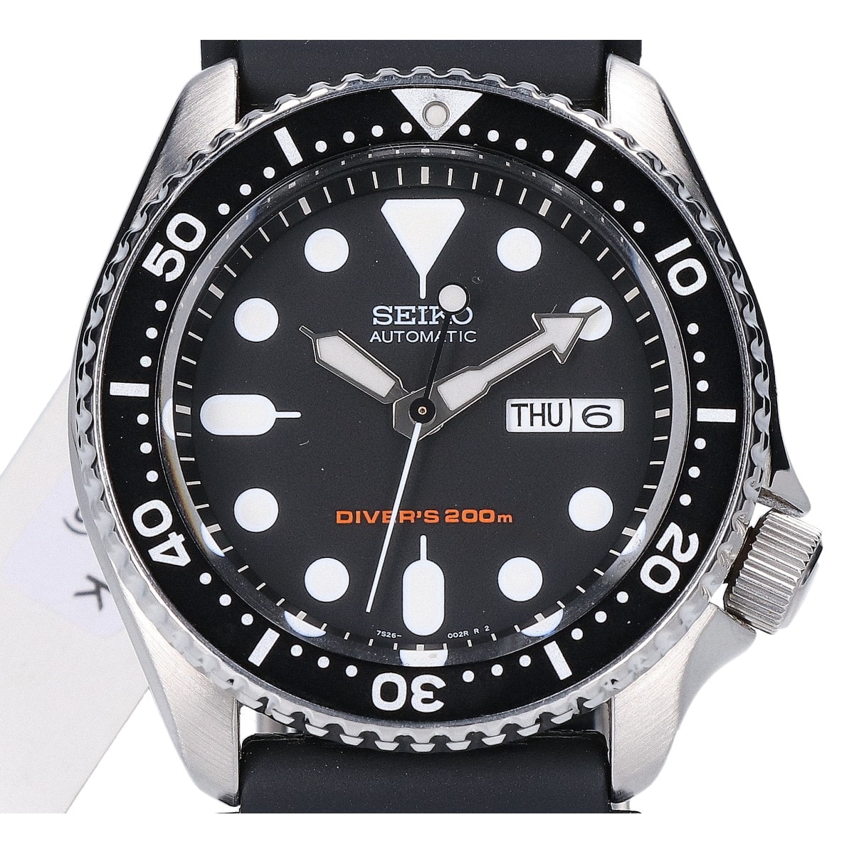 セイコー 【即決/海外モデル】SKX007K ブラックボーイ 自動巻き ダイバーズウォッチ