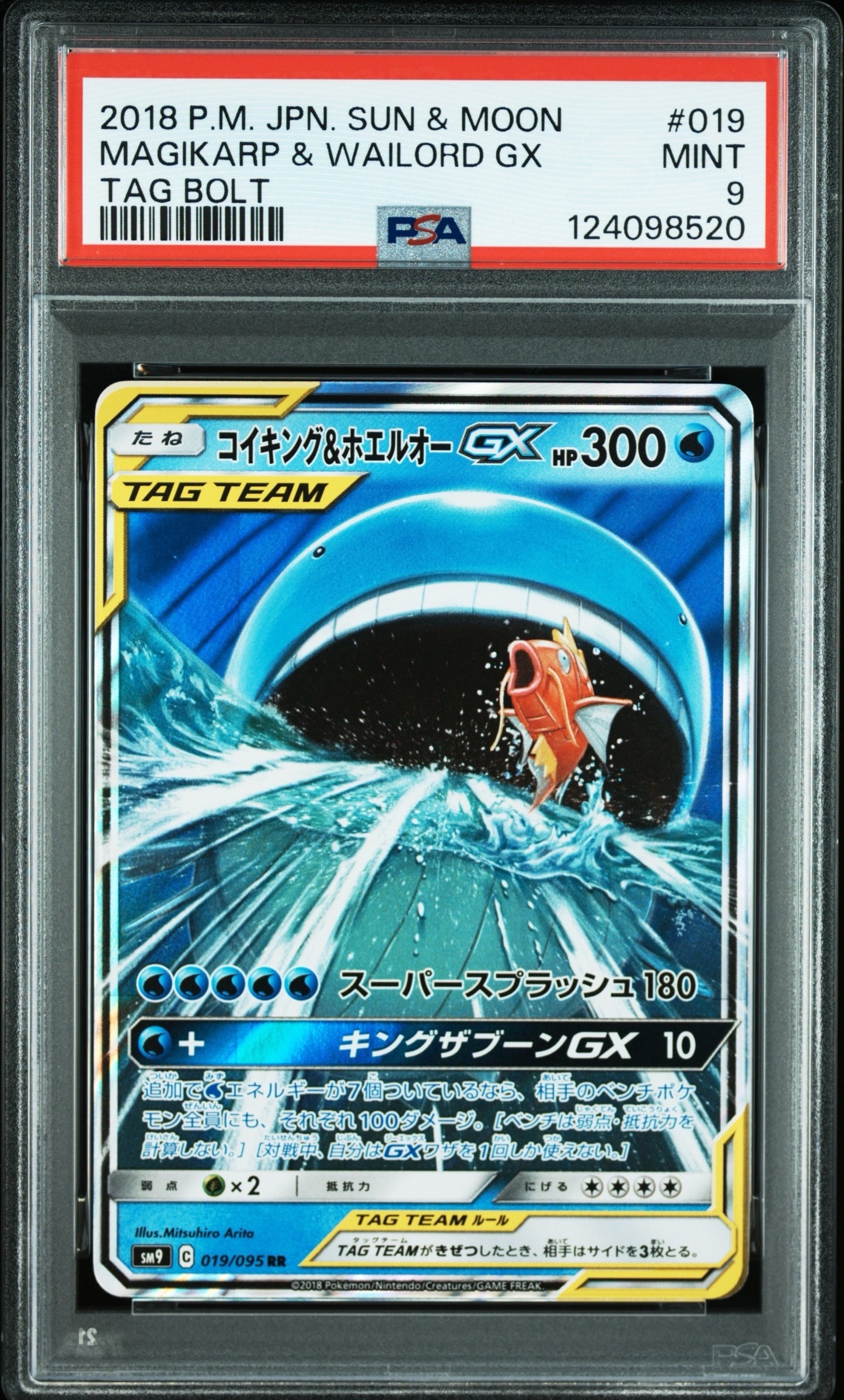 コイキング&ホエルオーGX RR [SM9 019/095](拡張パック「タッグボルト