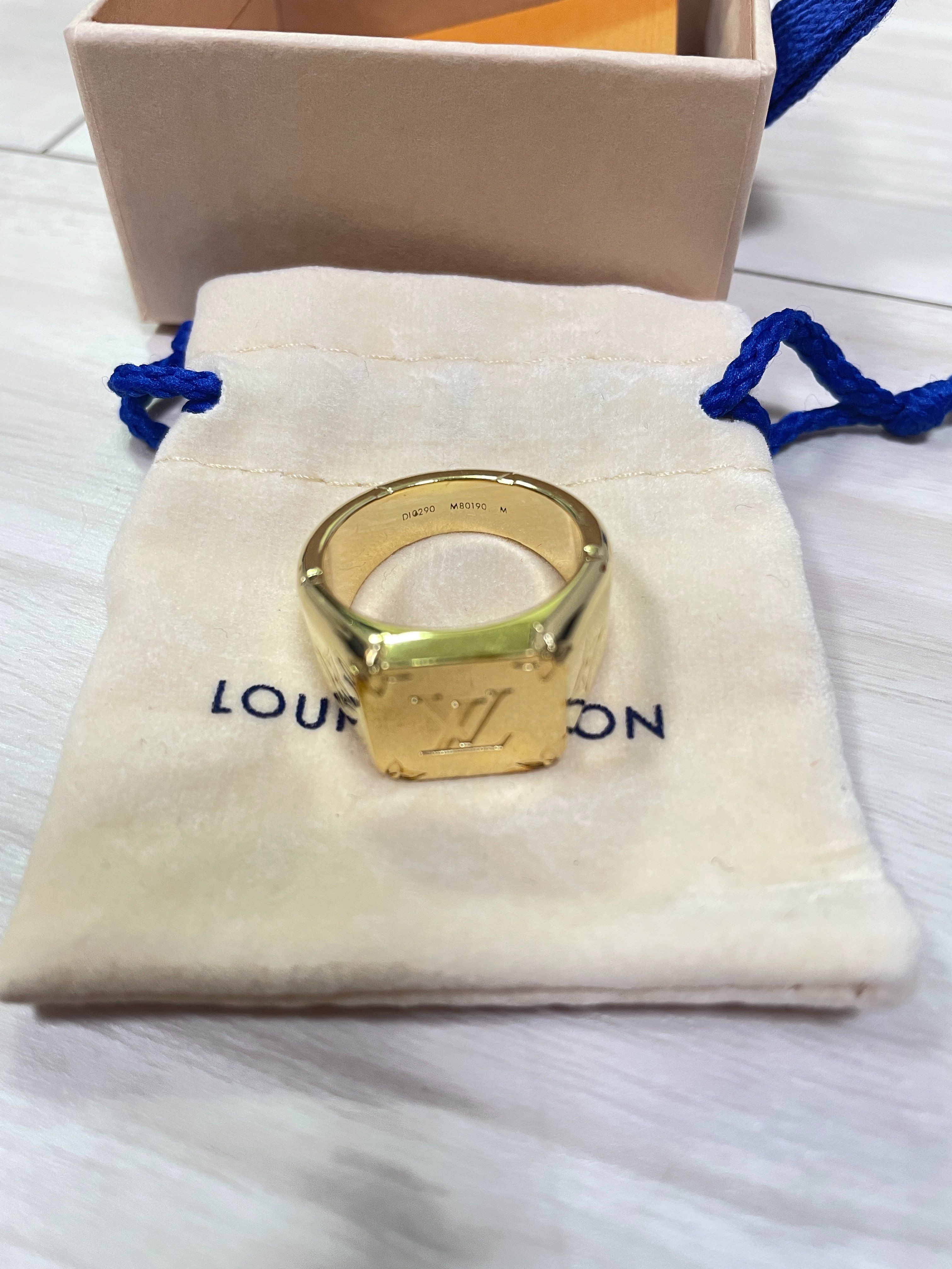 Louis Vuitton Monogram Signet Ring