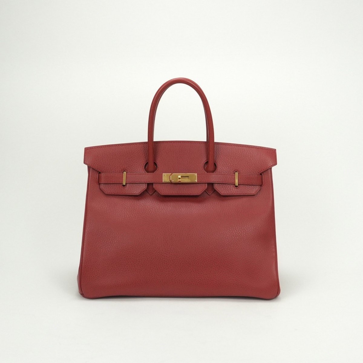 エルメス HERMES バーキン35 バーキン 35 バッグ トートバッグ アルデンヌ ルージュヴィフ Rouge Vif レッド Red 赤 ゴールド金具 ハンドバッグ