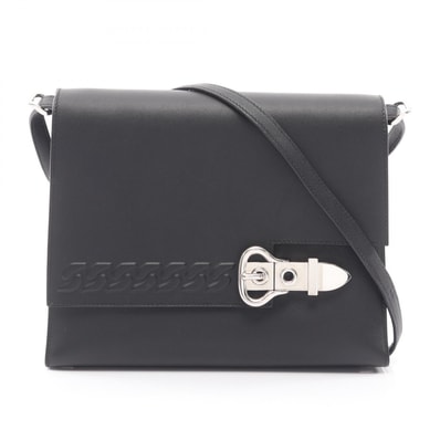 エルメス HERMES ブックル セリエ ショルダーバッグ バッグ レザー カーフ(牛革) ヴォースイフト ヴォースイフト ブラック(エルメス) B刻印(2023年製造) レディース ブラック系 【中古】