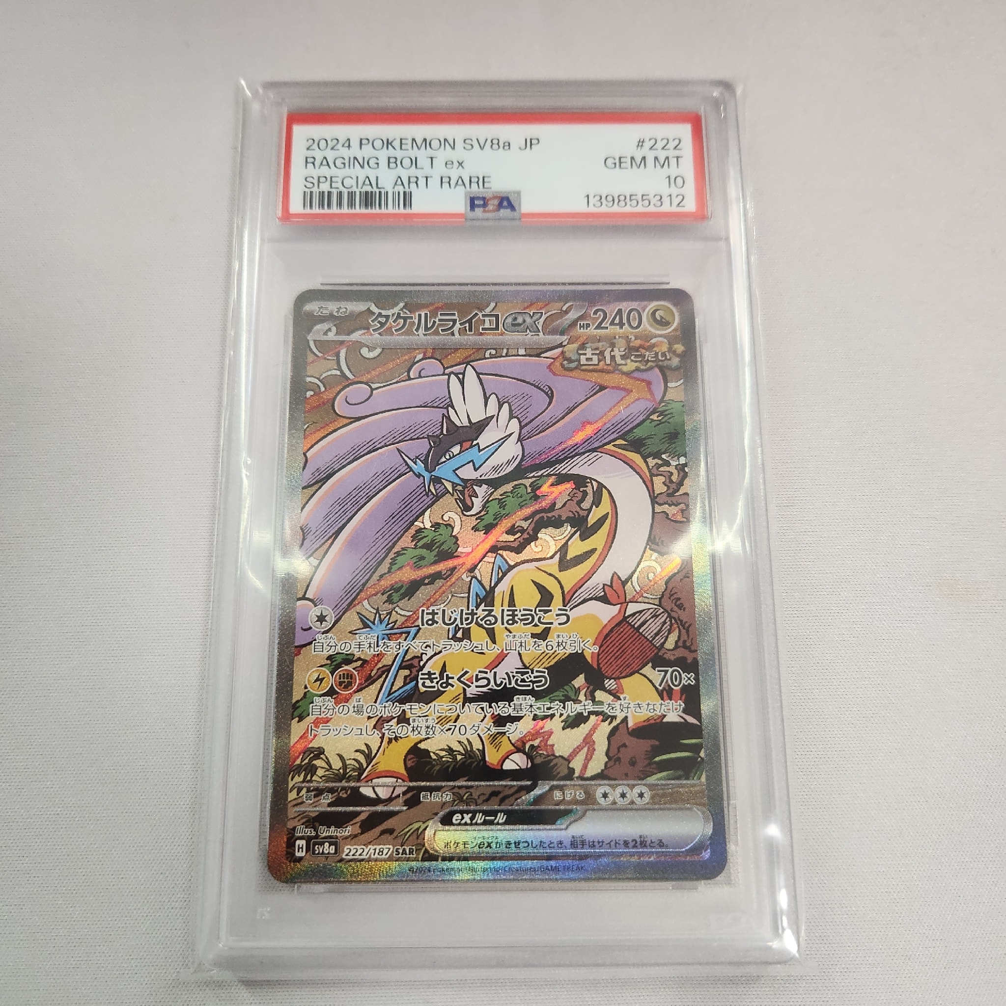 タケルライコex SAR [SV8a 222/187](ハイクラスパック「テラスタル