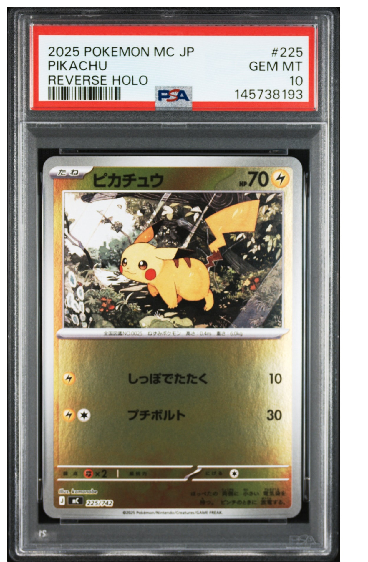 ピカチュウ :ミラー [MC 225/742](スタートデッキ100「バトルコレクション」)