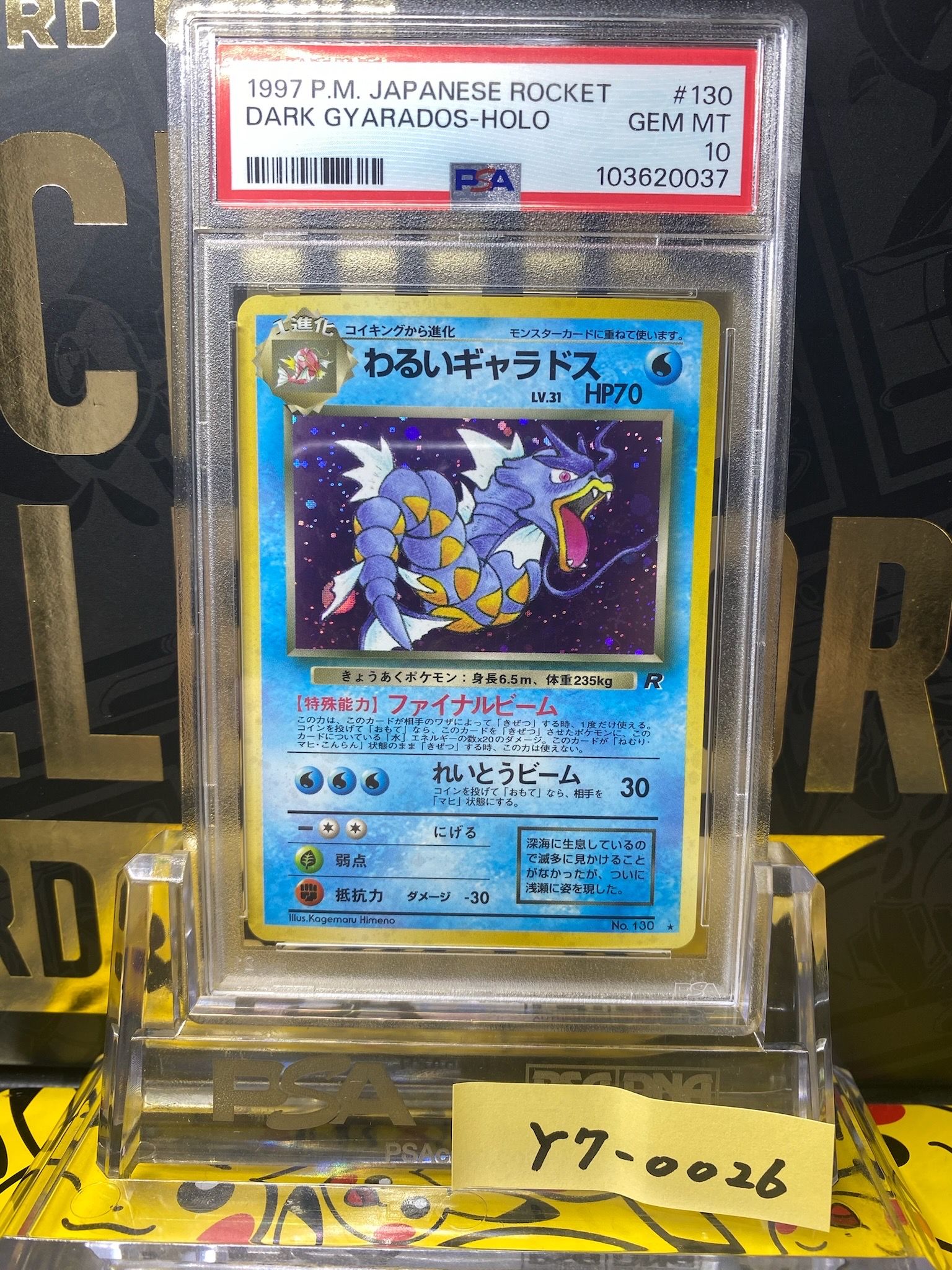 わるいギャラドス ★ : 旧裏 [PMCG4 No.130](拡張パック「ロケット団」)