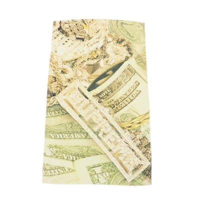 【中古】シュプリーム Supreme 2020年春夏 Bling Towel バスタオル グリーンイエロー【メンズ】