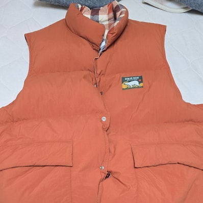 HUMAN MADE Reversible Down Vest "Orange"