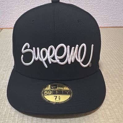 Supreme Handstyle New Era "Black"