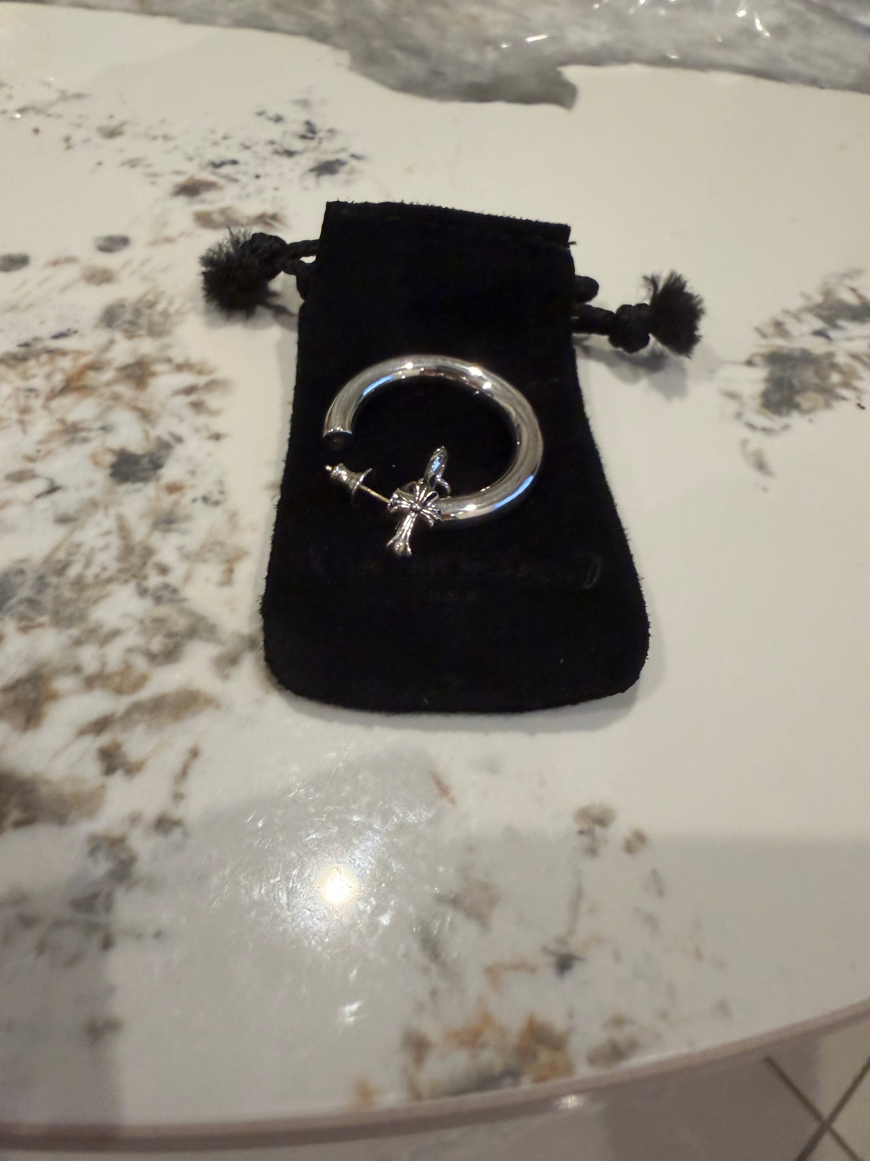 クロムハーツ タイニー ピアス シルバー アクセサリー