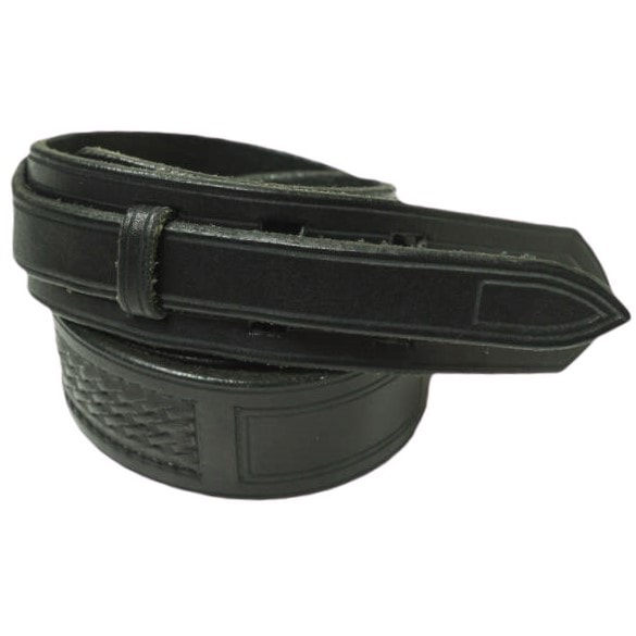 Rooster King & Co. x N.HOOLYWOOD ルースターキング & カンパニー エヌハリウッド ミスターハリウッド 別注 Old Style Buckleless Leather Belt バックルレスレザーベルト 38 ブラック