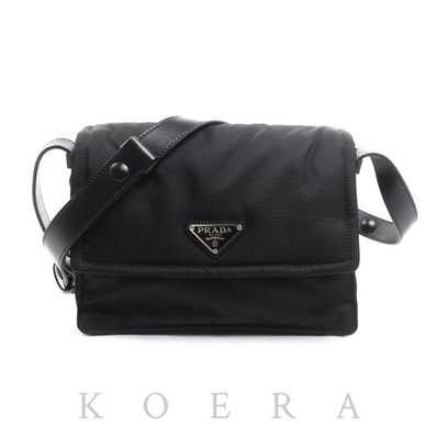 PRADA Small Padded Re-Nylon Shoulder Bag "Black"