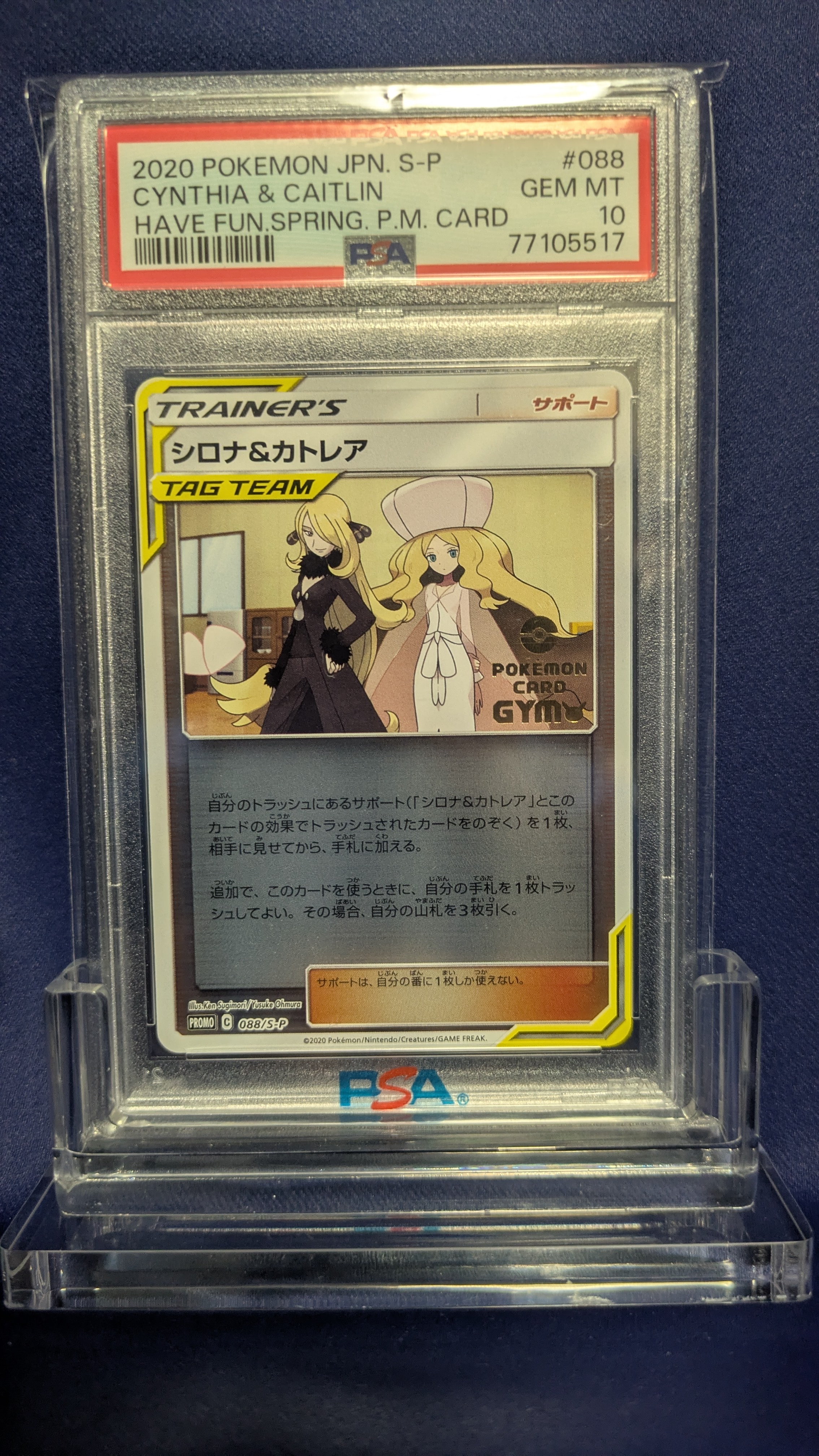 PSA 10 シロナ&カトレア 088/S-P ジム プロモ PSA10鑑定済〕シロナ＆カトレア【P】{088/S-P}