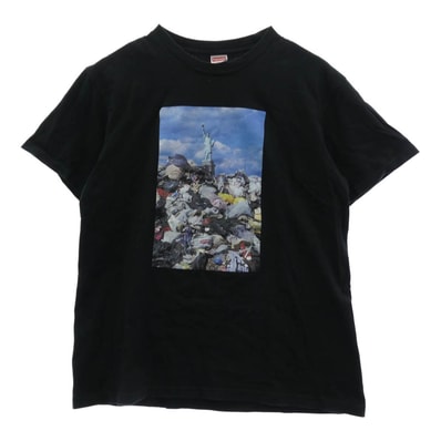Supreme シュプリーム Tシャツ 22AW Trash Tee トラッシュ 半袖 Tシャツ ブラック系 M【中古】