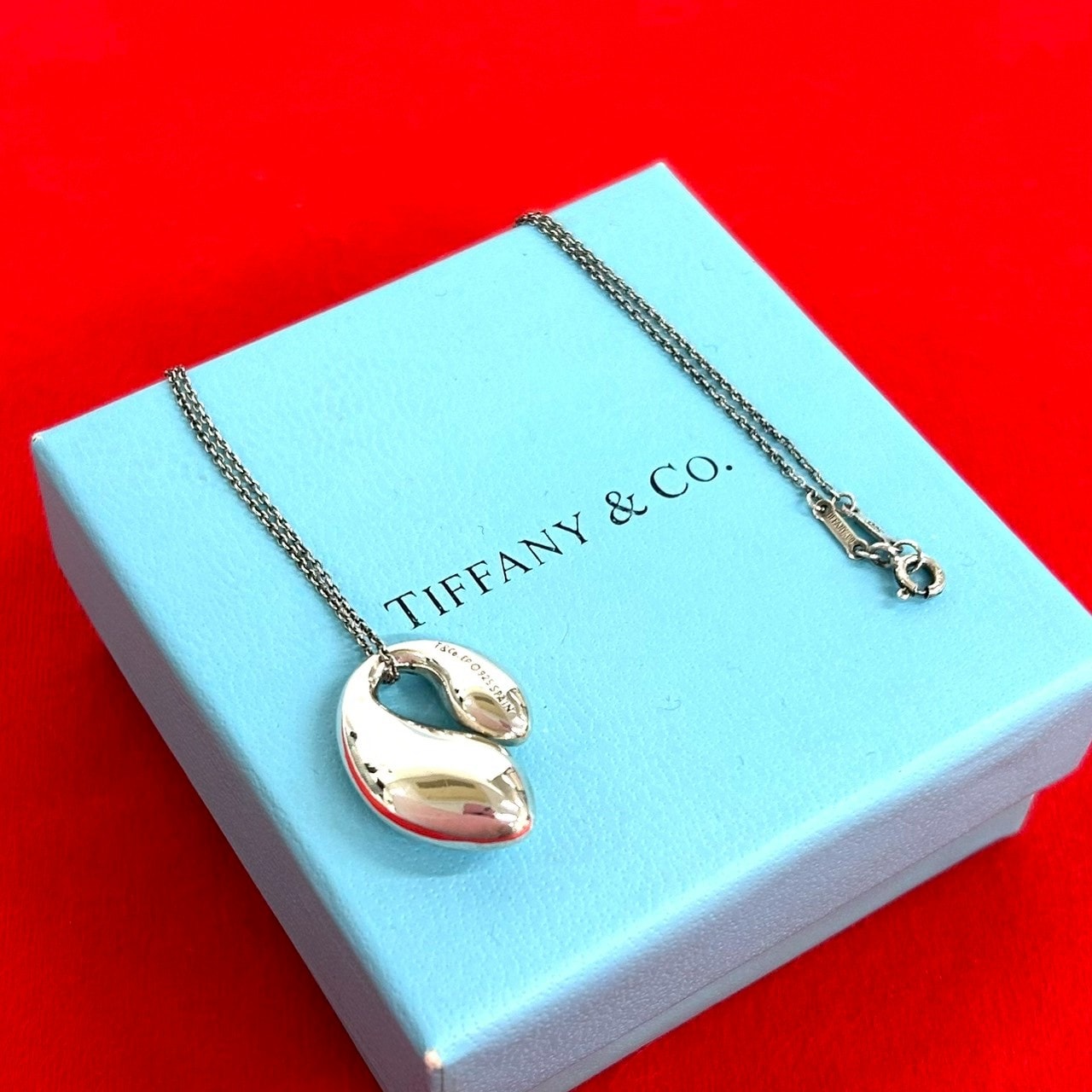 TIFFANY&Co. ティファニー ダブルティアドロップ ネックレス シルバー925 ネックレス シルバー
 44854
