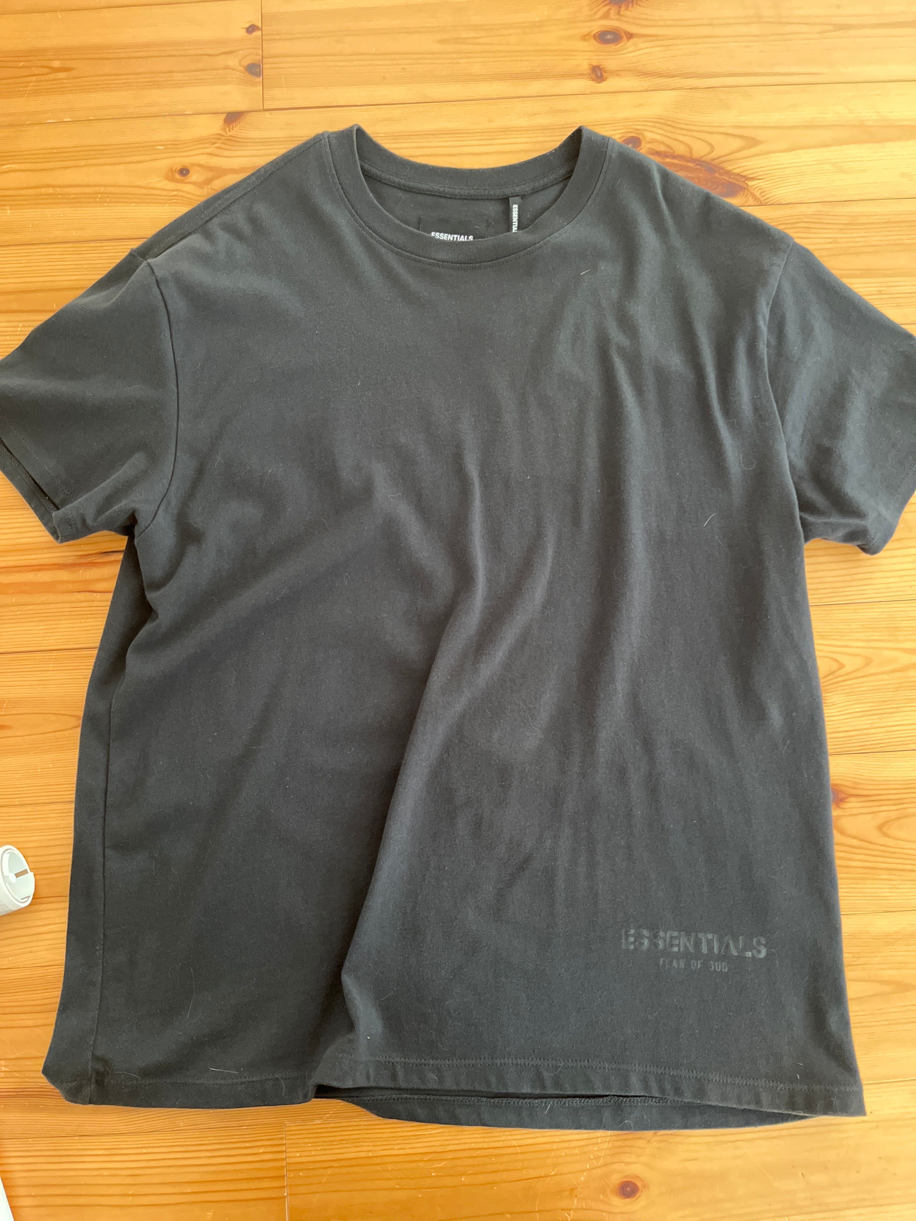 FEAR OF GOD ESSENTIALS 3M Logo Boxy T-shirt "Black"