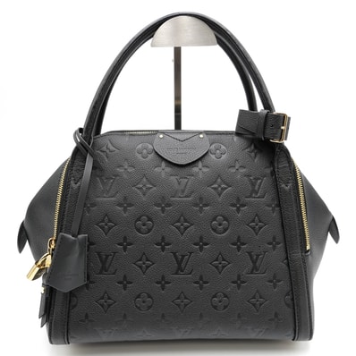 LOUIS VUITTON(ルイ・ヴィトン)モノグラム・アンプラント マレMM ハンドバッグ トートバッグ ノワール ブラック レザー ゴールド金具 レディース M41040【中古】