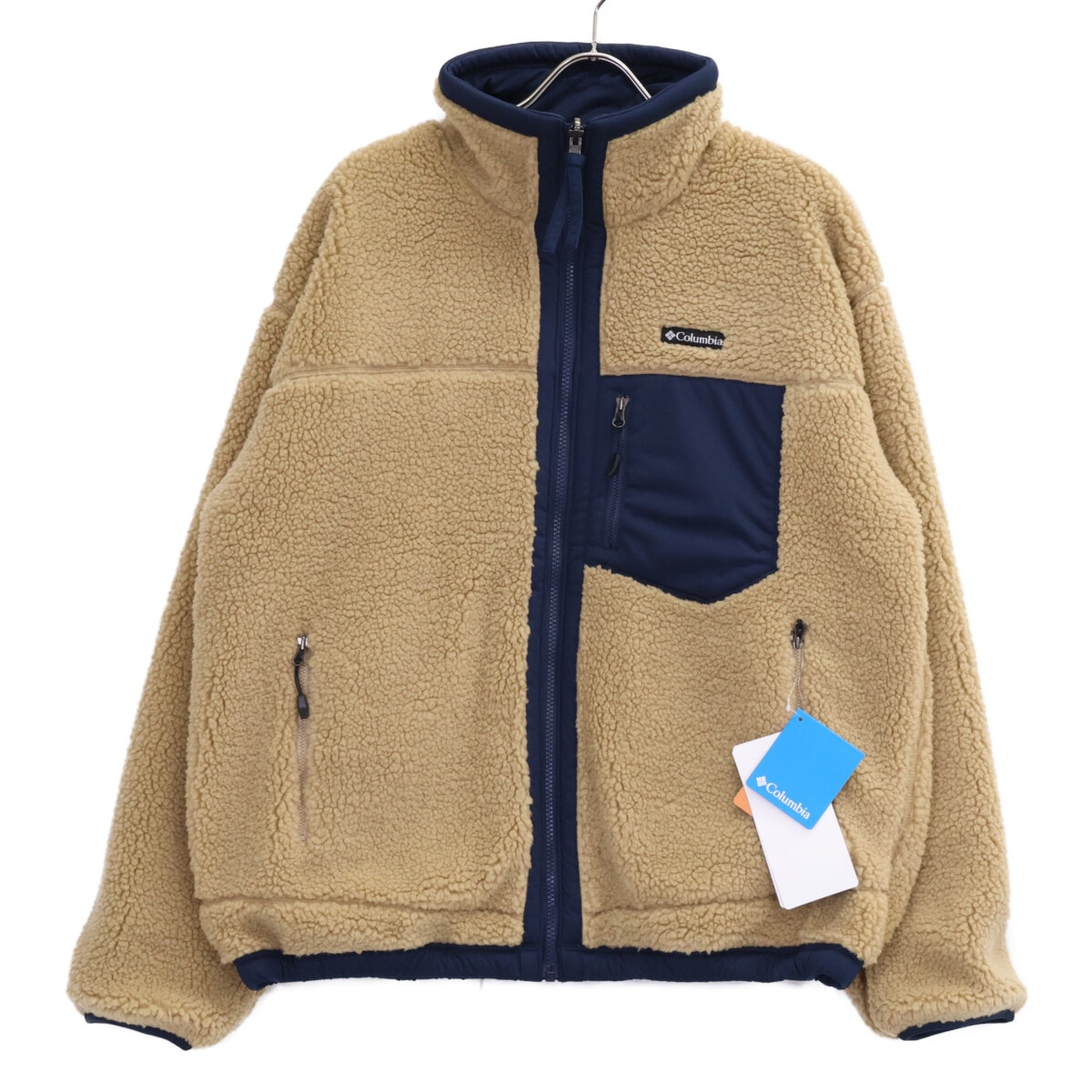 コロンビア ブラウン PM3437-214 シカゴアべニューリバーシブルフリースジャケット Chicago Avenue Reversible Fleece Jacket M