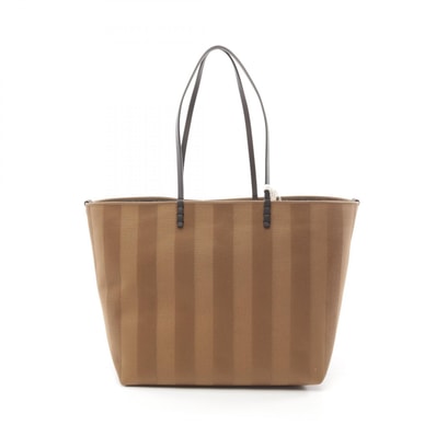フェンディ FENDI LARGE ROLL リバーシブル トートバッグ バッグ キャンバス レザー レディース ブラウン系 8BH425AS7SF1Q6C 【新品】