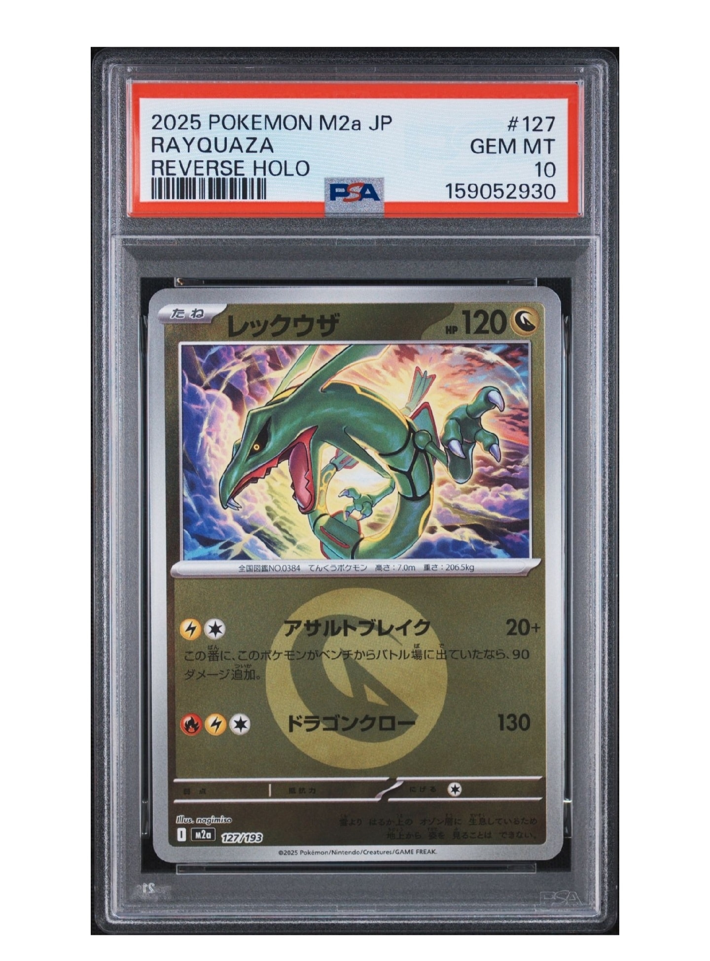 PSA10】ポケモンカード レックウザ エネルギーミラー PSA10鑑定済