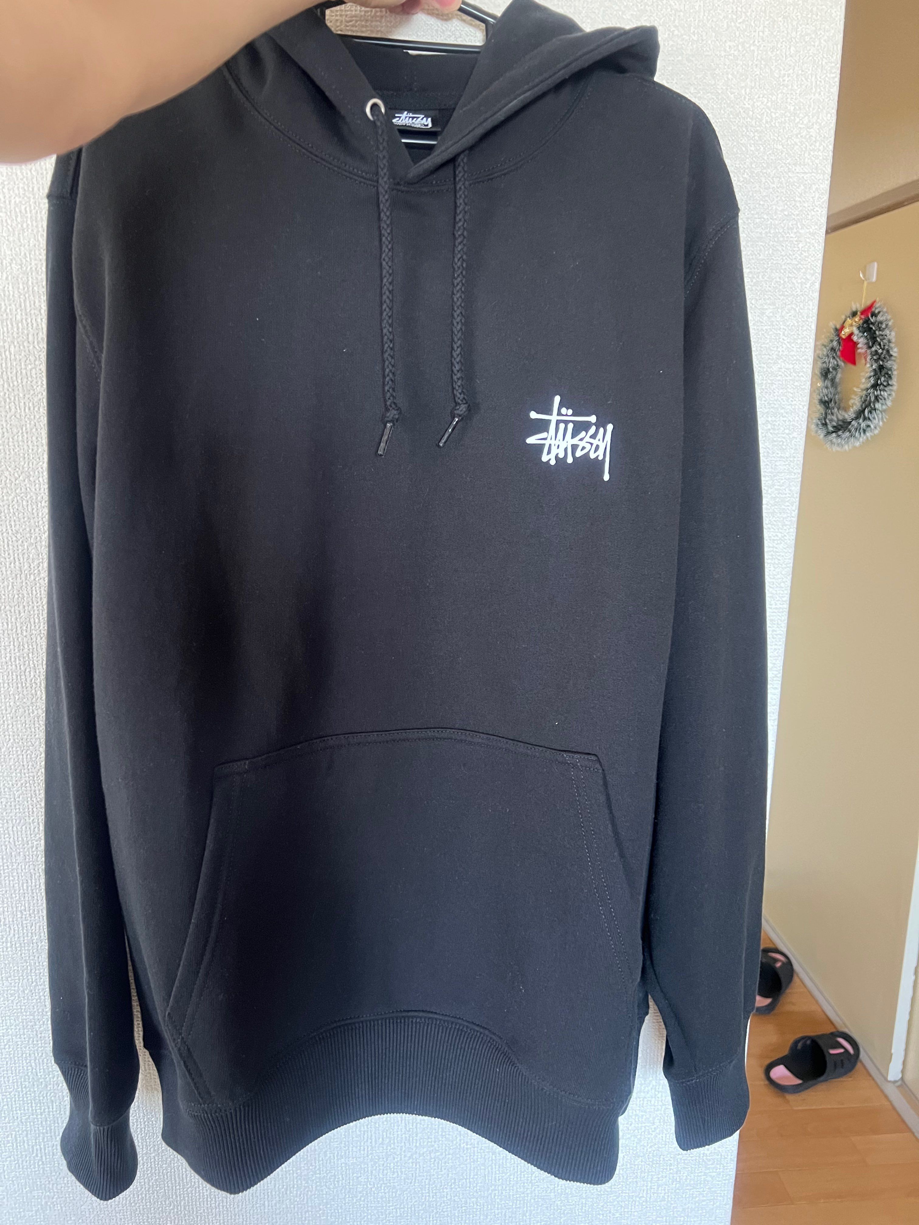 Stussy BASIC STUSSY HOOD "Black" (2022)