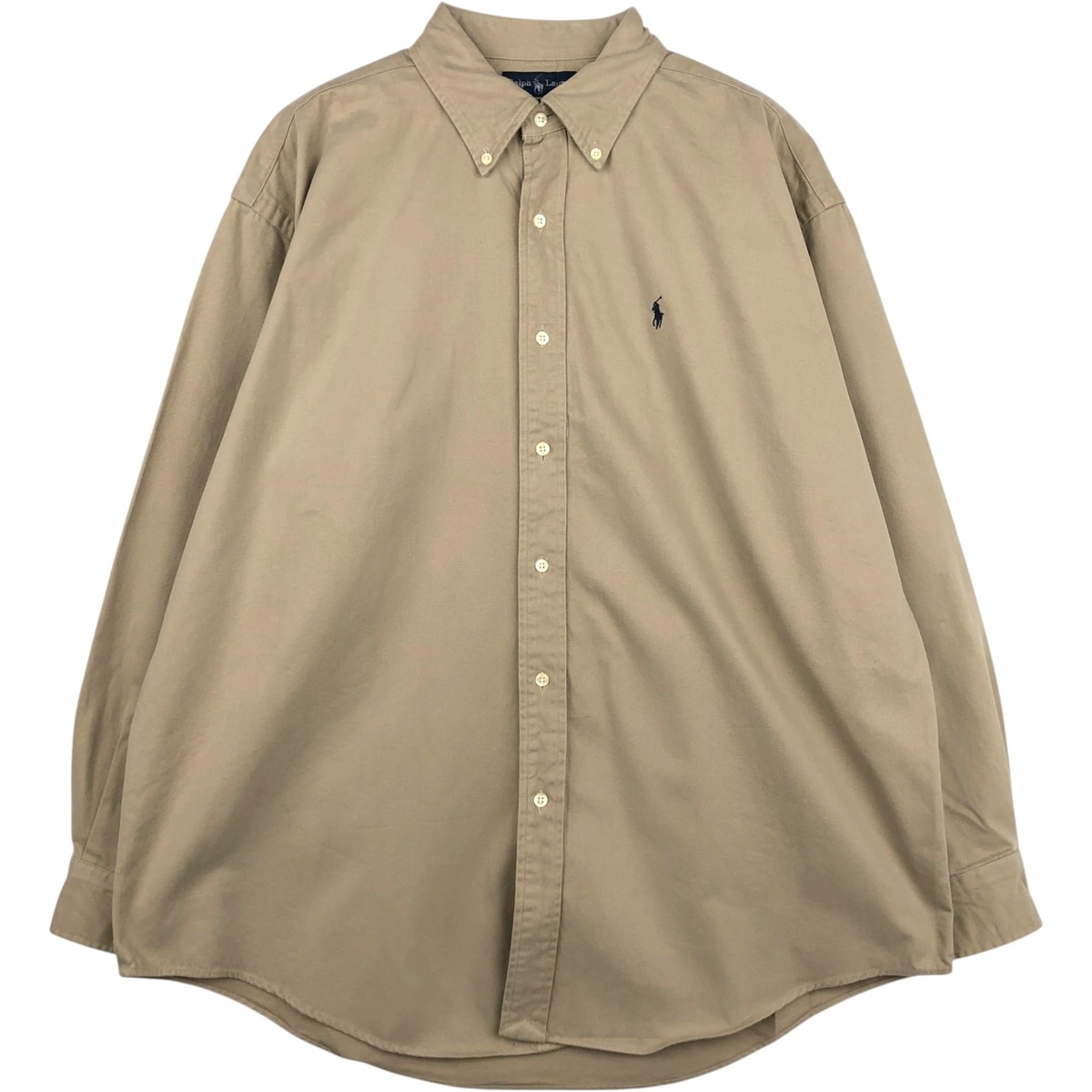 古着 ラルフローレン Ralph Lauren BLAKE 長袖 ボタンダウンシャツ メンズXL相当/eaa643446