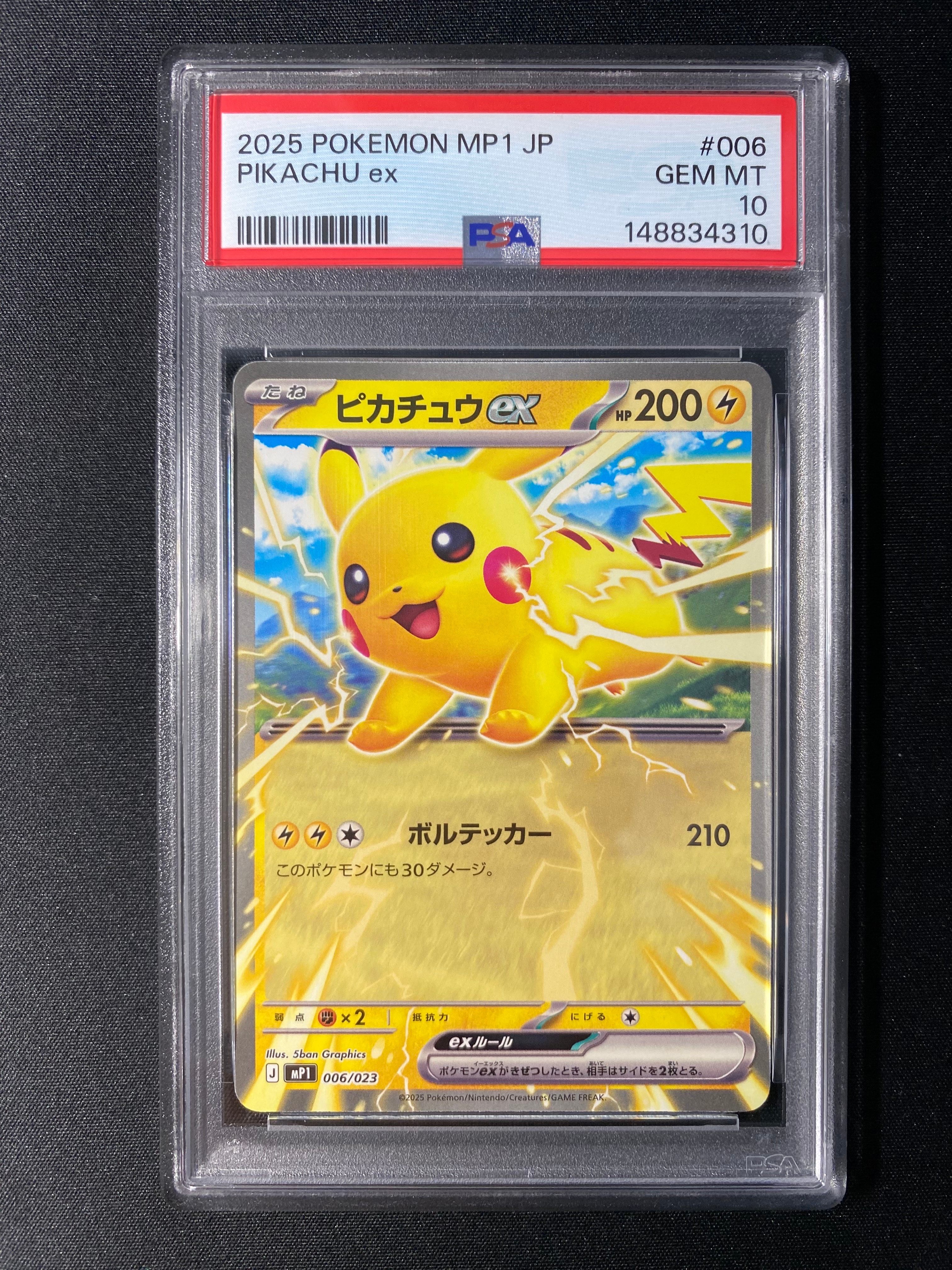 PSA10】ピカチュウVMAX（バンザイピカチュウ）: プロモ[S-P 123
