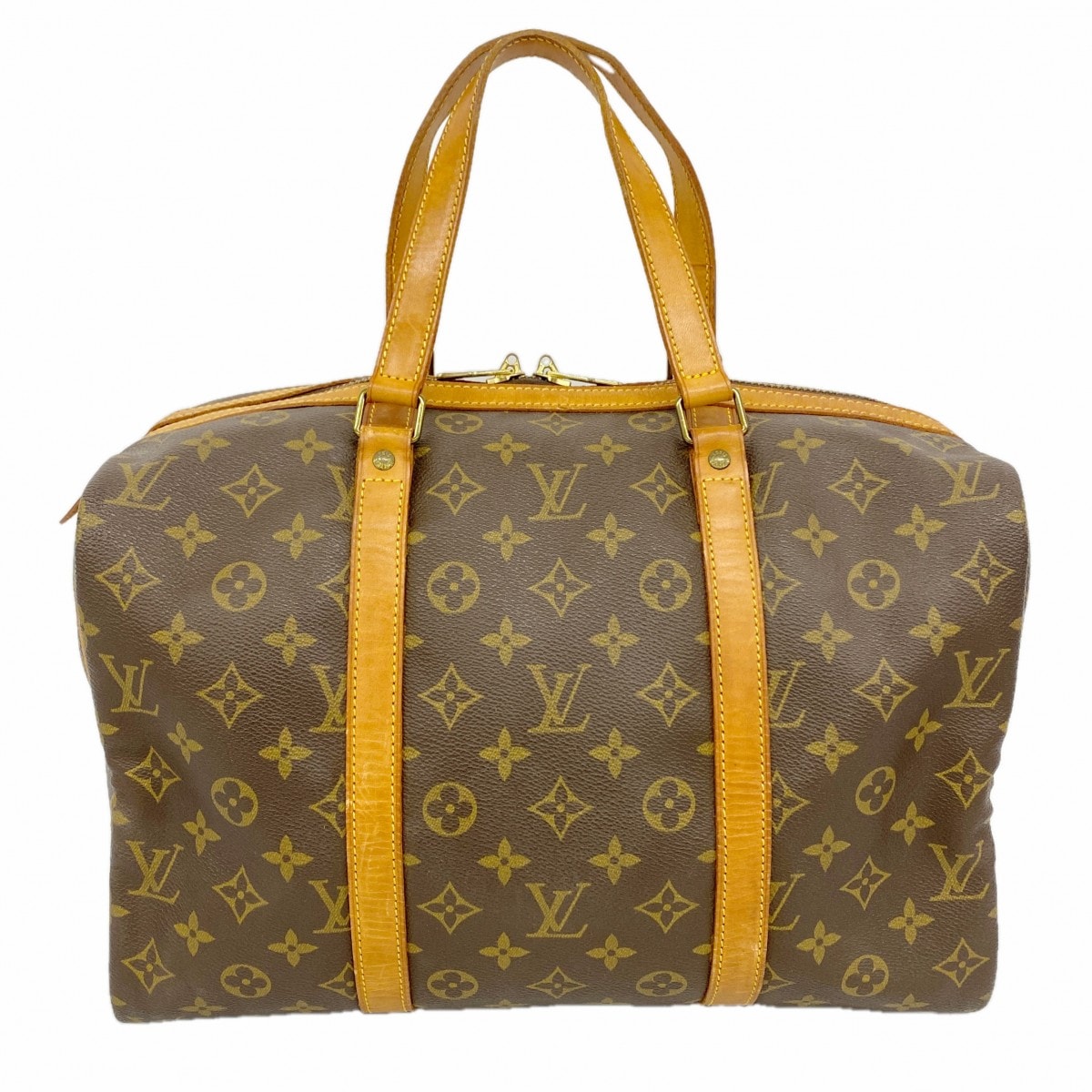 【6de5607】ルイヴィトン ボストンバッグ モノグラム サックスプール35 M41626 ブラウン【中古】メンズ レディース ユニセックス