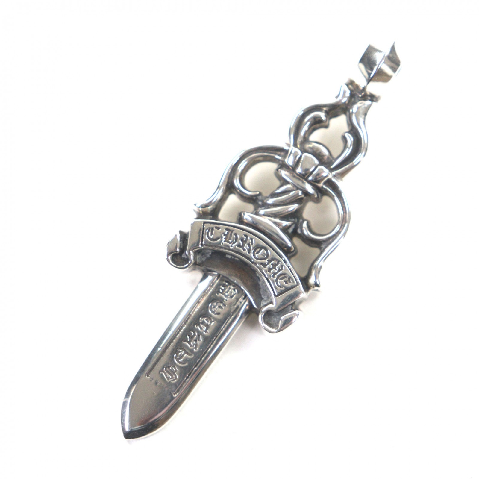 Chrome Hearts Large Dagger Pendant "Silver"
