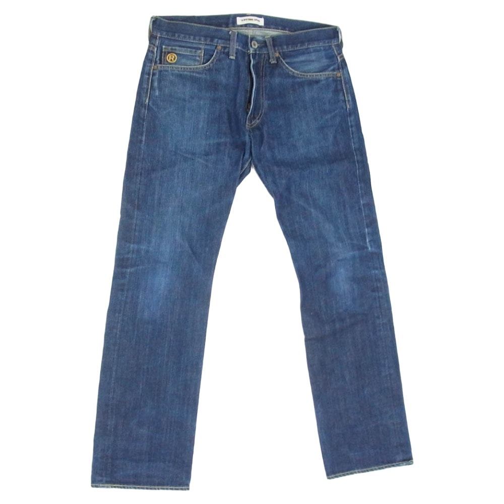 A BATHING APE アベイシングエイプ デニムパンツ NIGO期 BAPSTA バックスター 刺繍 インディゴ デニム パンツ インディゴブルー系 S【中古】