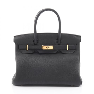 エルメス HERMES バーキン30 ハンドバッグ バッグ レザー トゴ B刻印(2023年製造) レディース ブラック系 【中古】