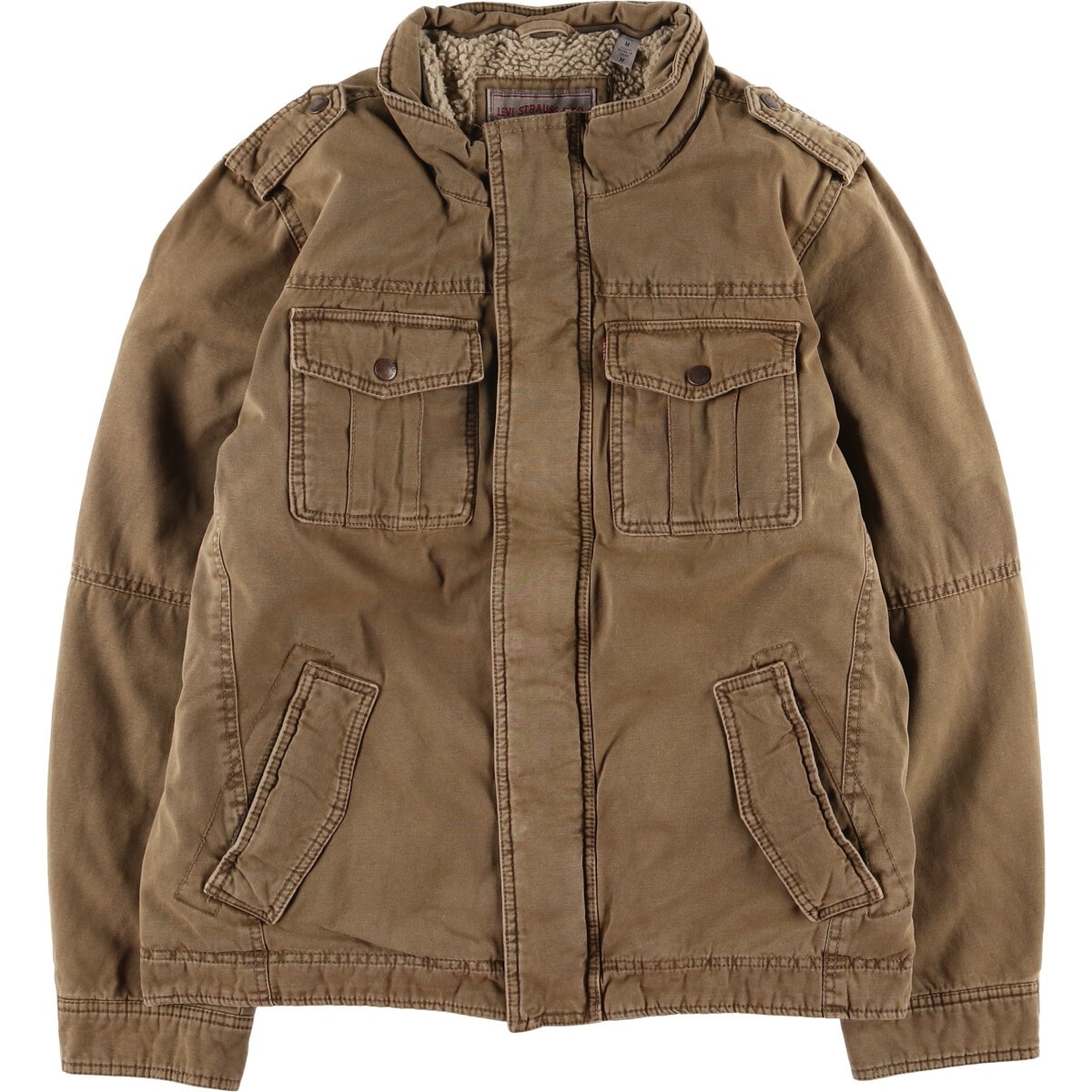 古着 リーバイス Levi's スタンドカラー 中綿入り ミリタリージャケット メンズM相当/eaa579081