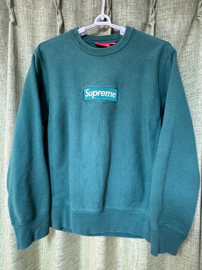 Supreme Box Logo Crewneck Sweatshirt "Green" (18FW)
