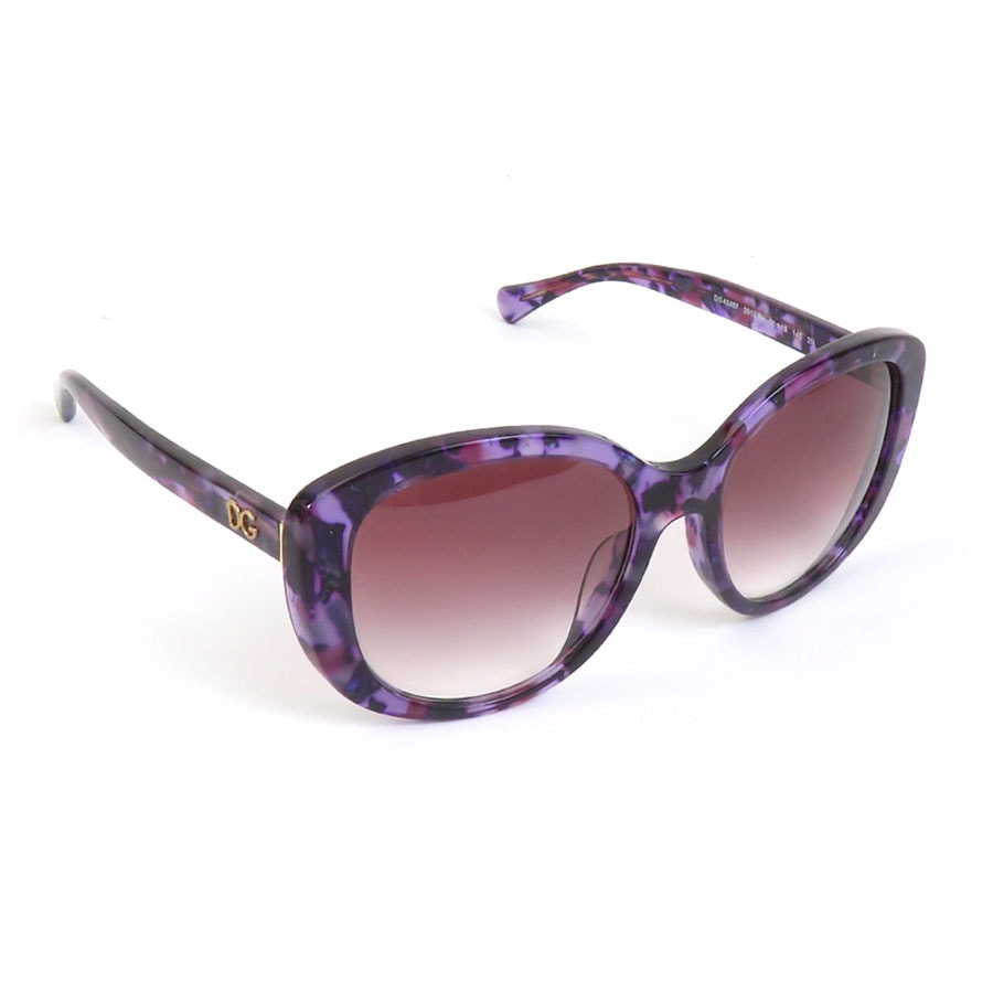 ドルチェアンドガッバーナ DOLCE&GABBANA サングラス プラスチック パープル レディース【中古】 h32430g