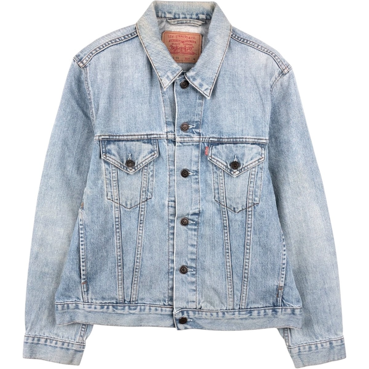 古着 00年代 リーバイス Levi's 70550-0476 ユーロモデル デニムジャケット Gジャン メンズM相当/eaa670742