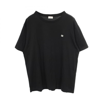 セリーヌ CELINE トリオンフ ルーズ 半袖Tシャツ 衣料品 トップス コットン レディース ブラック系 【中古】