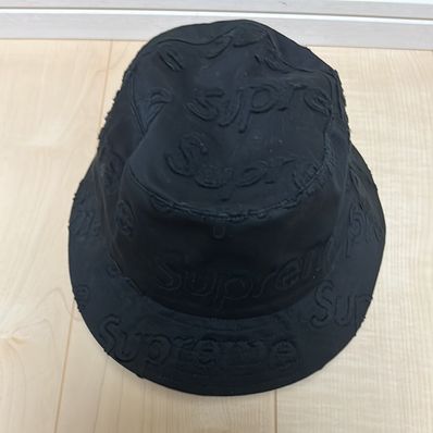Supreme Lasered Twill Crusher "Black"