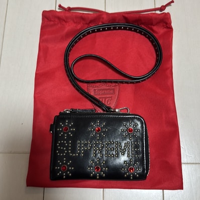 Supreme x Hollywood Trading Company / HTC Studded Wallet "Black"