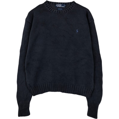 古着 ラルフローレン Ralph Lauren POLO by Ralph Lauren コットンニットセーター メンズS相当/eaa637267
