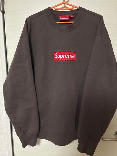Supreme Box Logo Crewneck "Brown" (22FW)