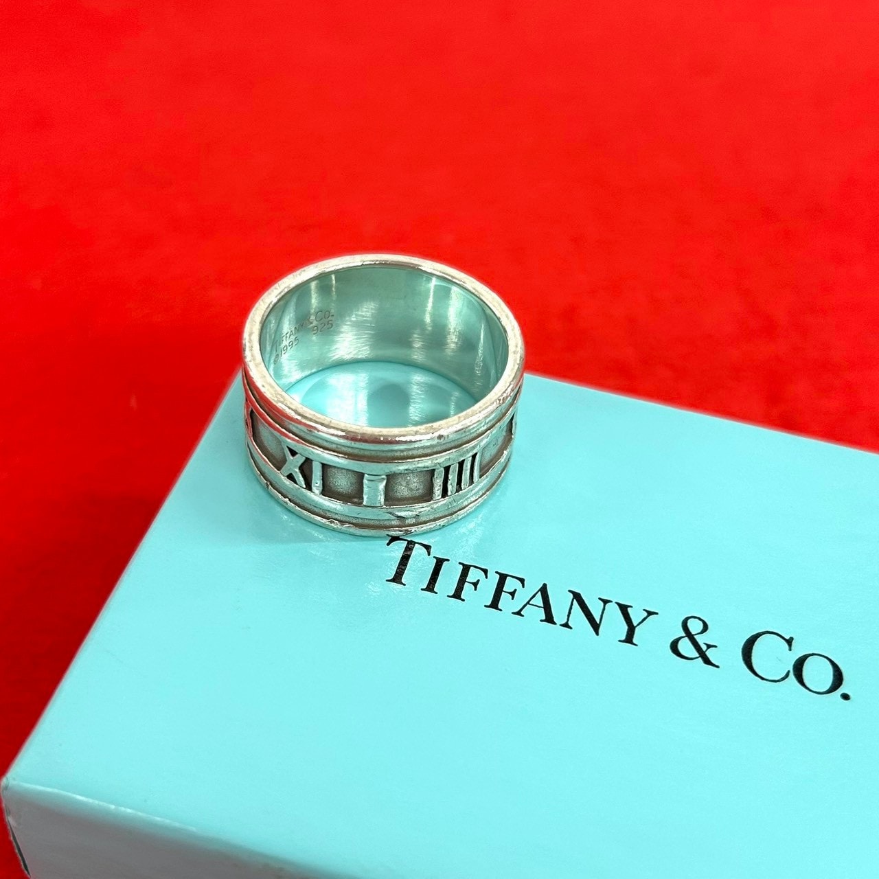 TIFFANY&Co. ティファニー アトラス ワイド リング シルバー925 リング・指輪 22号 シルバー
37965
