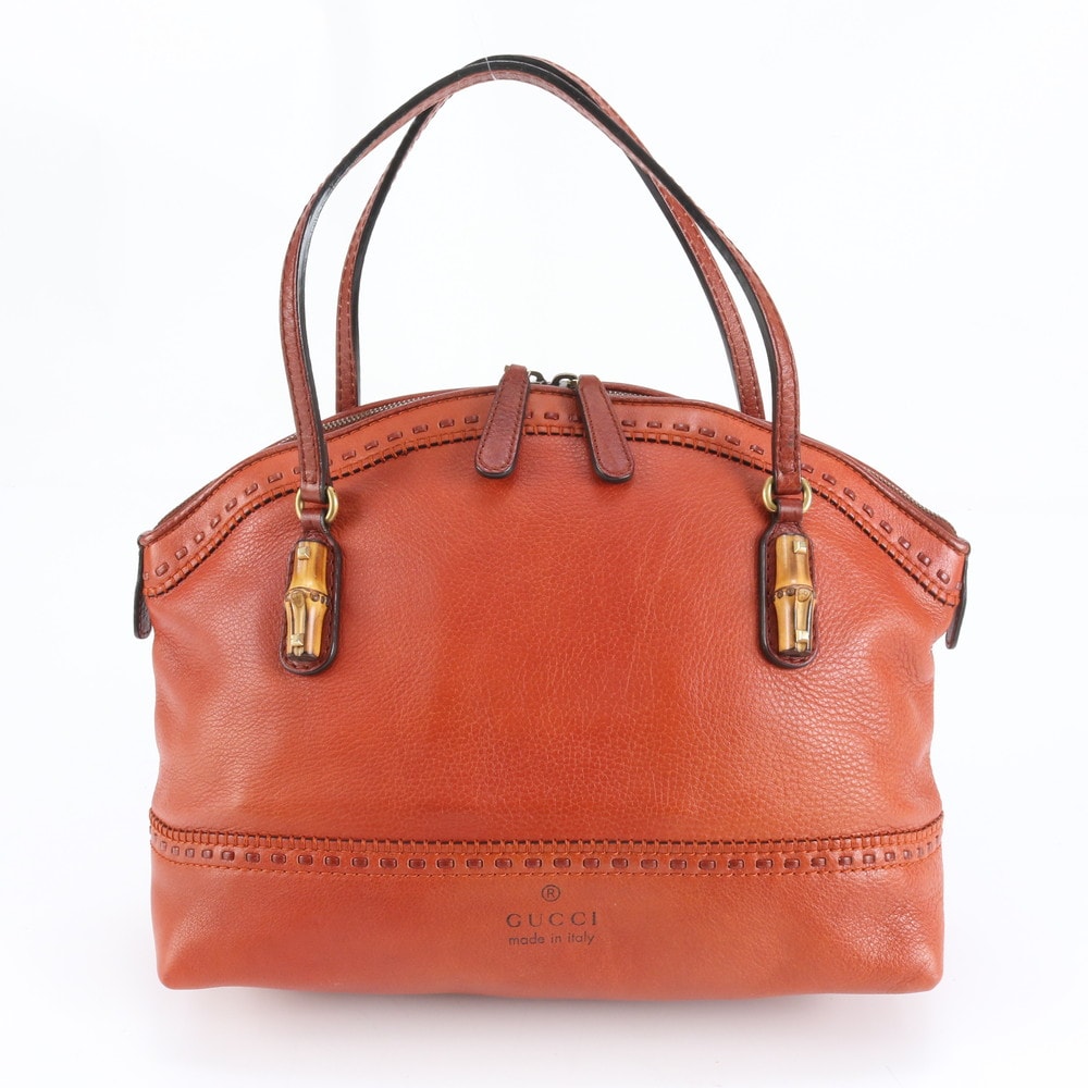 ■極美品 グッチ バンブーレイドバッククラフティ 339002