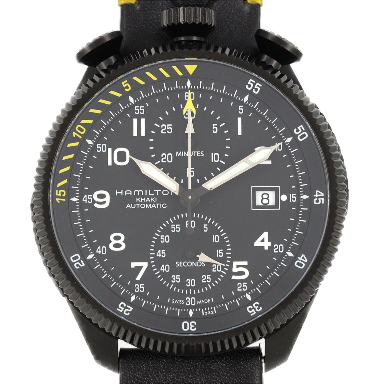 ハミルトン カーキテイクオフオートクロノ PVD LTD H767860/H76786733 SS 自動巻