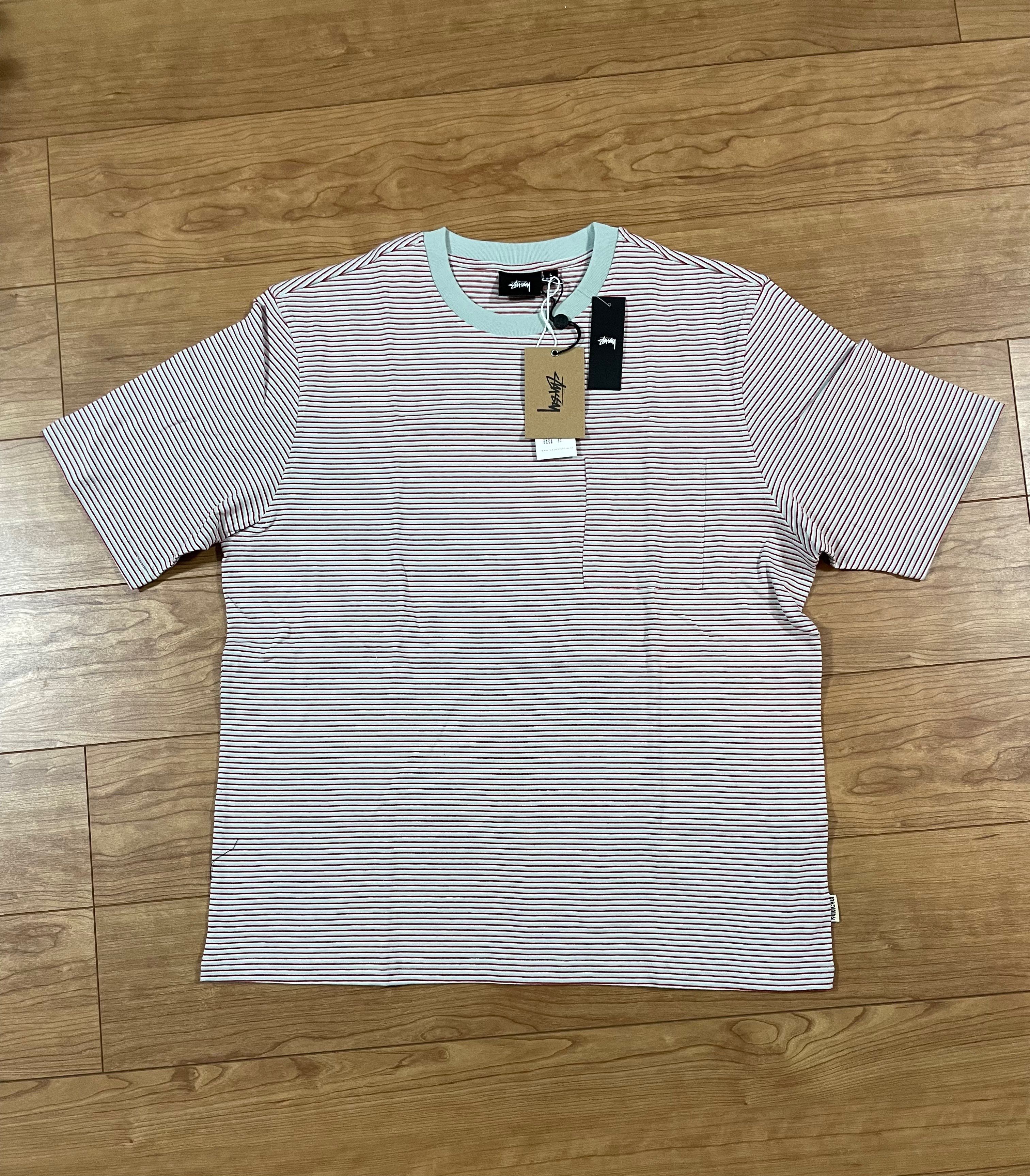 【新品】stussy Mini Stripe Crew 