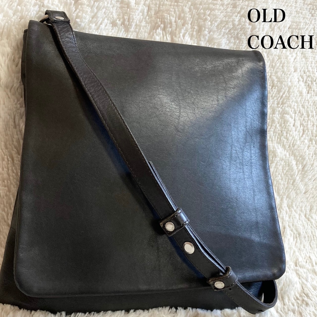  希少カラー オールドコーチ COACH フラップ ショルダーバッグ 