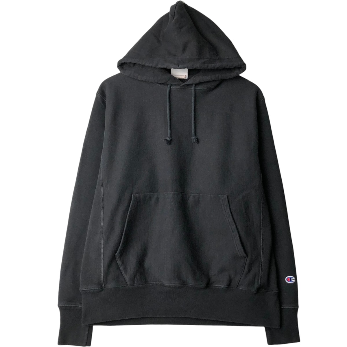 古着 チャンピオン Champion REVERSE WEAVE リバースウィーブ 無地 ブランクスウェットシャツ パーカー メンズM相当/eaa645456